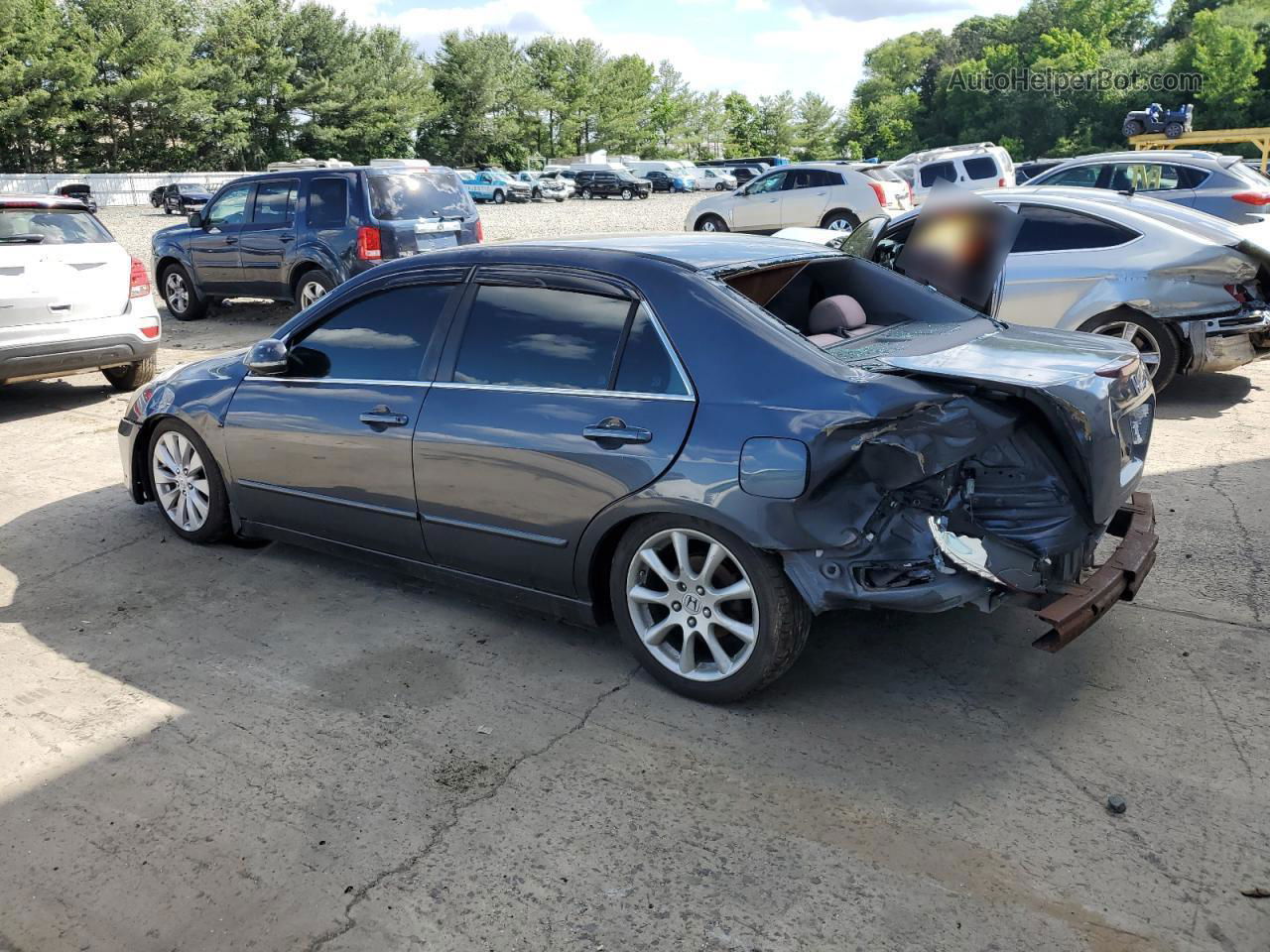 2007 Honda Accord Ex Gray vin: 1HGCM56777A141348