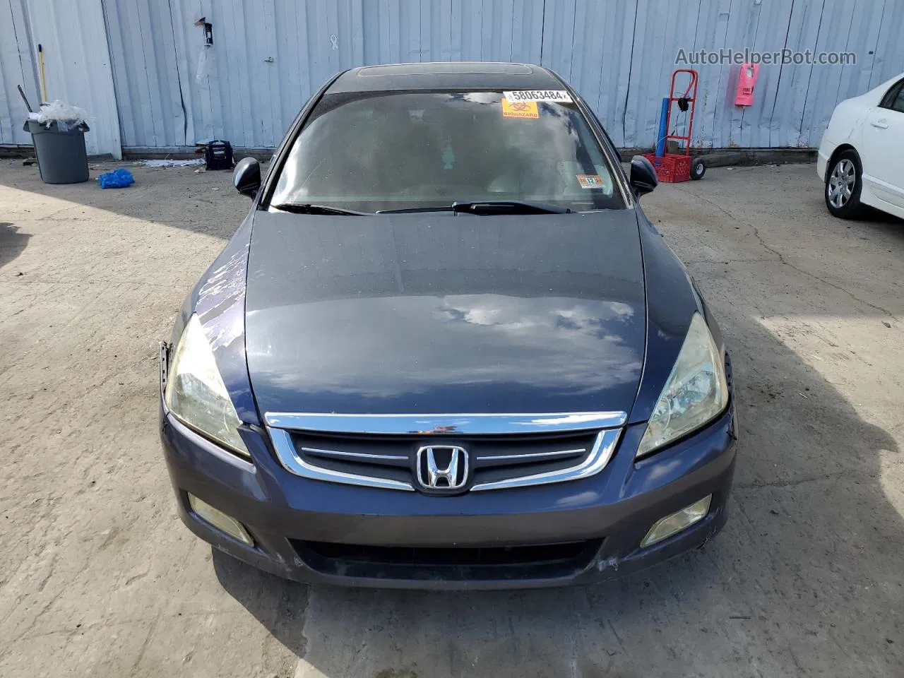 2007 Honda Accord Ex Серый vin: 1HGCM56777A141348