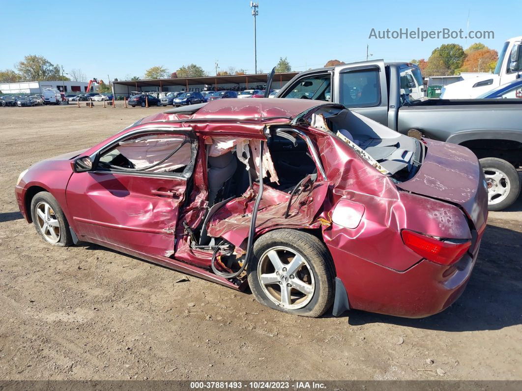 2005 Honda Accord 2.4 Ex Red vin: 1HGCM56785A042213