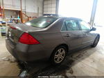 2007 Honda Accord 2.4 Ex Gray vin: 1HGCM56787A074209