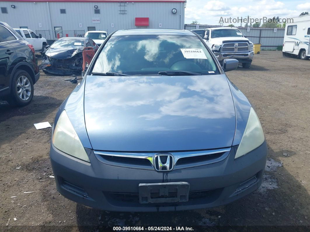 2007 Honda Accord 2.4 Ex Blue vin: 1HGCM56797A203610