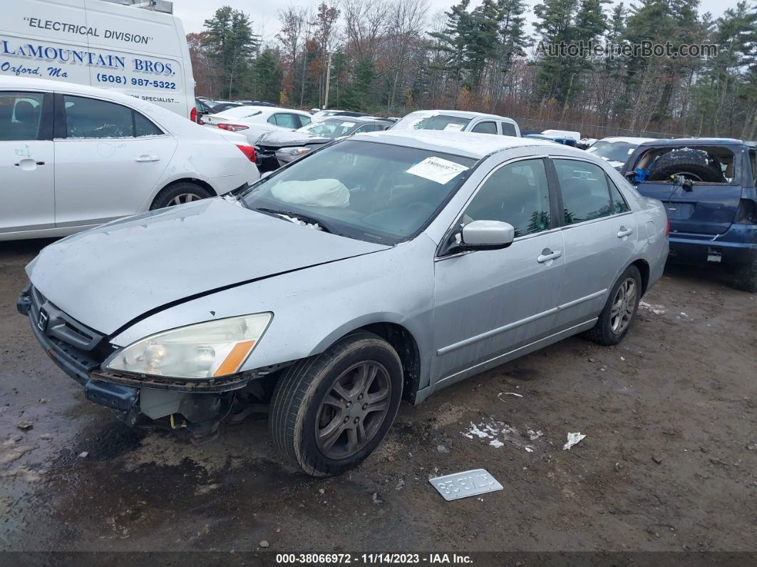 2007 Honda Accord Sdn Ex/ex-l Silver vin: 1HGCM56797A229169