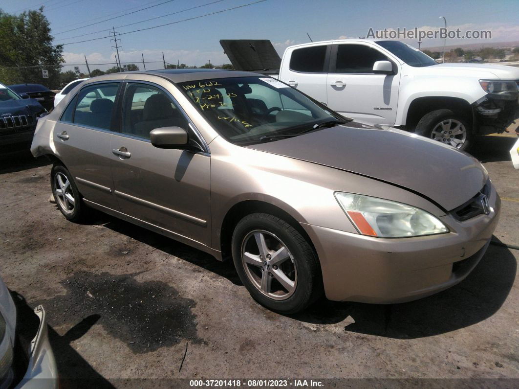 2005 Honda Accord Sdn Ex Золотой vin: 1HGCM567X5A120667