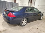 2007 Honda Accord Ex Blue vin: 1HGCM567X7A040787