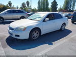 2007 Honda Accord Sdn Ex/ex-l White vin: 1HGCM567X7A049537