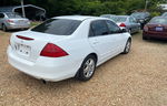 2007 Honda Accord Ex White vin: 1HGCM567X7A063552