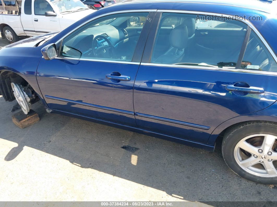 2005 Honda Accord Sdn Ex-l Blue vin: 1HGCM56805A066949