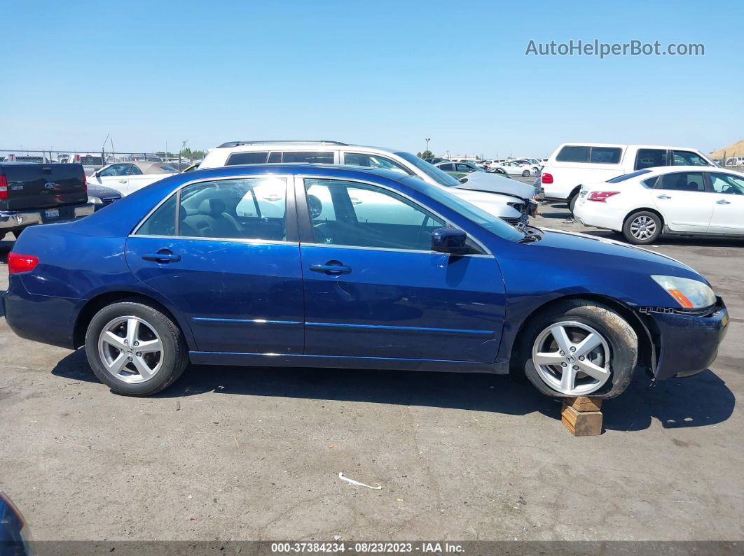 2005 Honda Accord Sdn Ex-l Blue vin: 1HGCM56805A066949