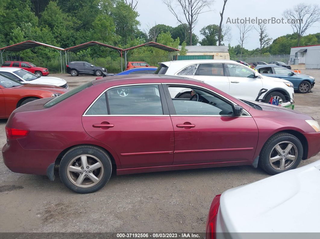 2005 Honda Accord Sdn Ex-l Burgundy vin: 1HGCM56805A123828