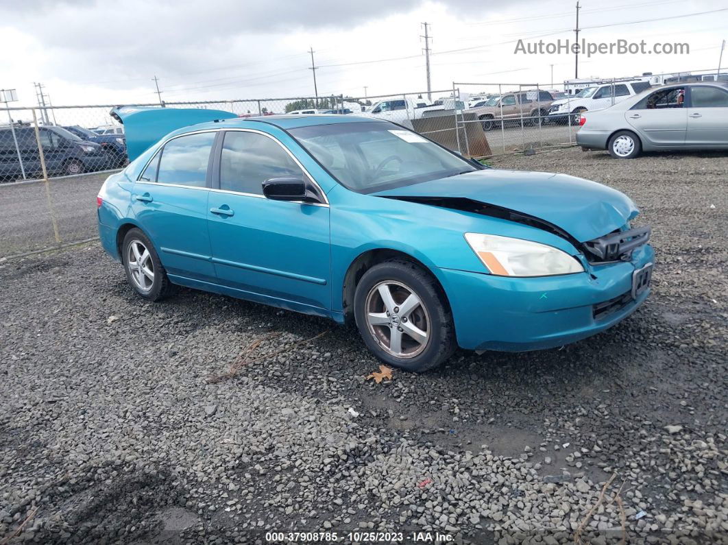 2005 Honda Accord 2.4 Ex Turquoise vin: 1HGCM56805A144064