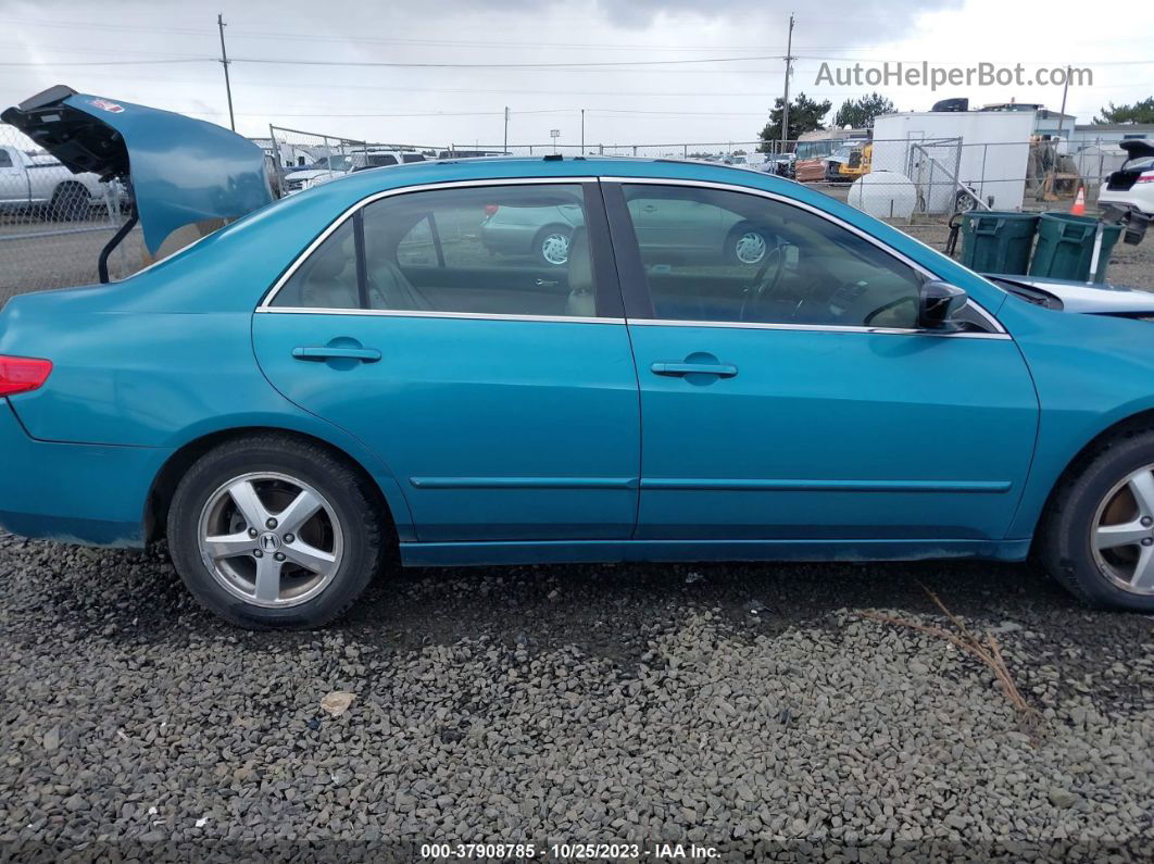 2005 Honda Accord 2.4 Ex Turquoise vin: 1HGCM56805A144064