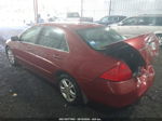 2007 Honda Accord 2.4 Ex Красный vin: 1HGCM56807A019813