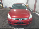 2007 Honda Accord 2.4 Ex Красный vin: 1HGCM56807A019813