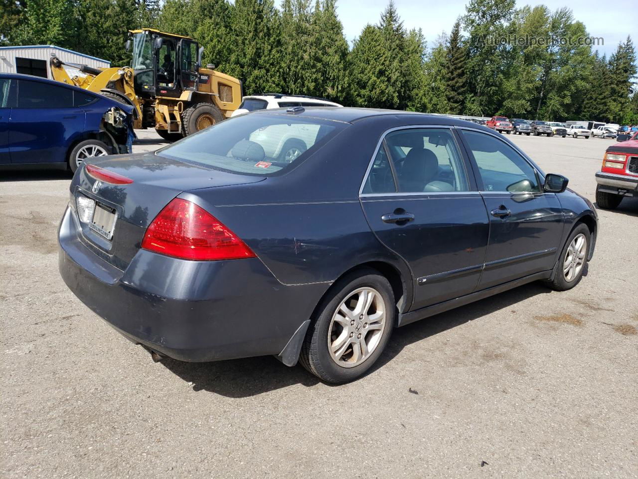 2007 Honda Accord Ex Gray vin: 1HGCM56807A059180