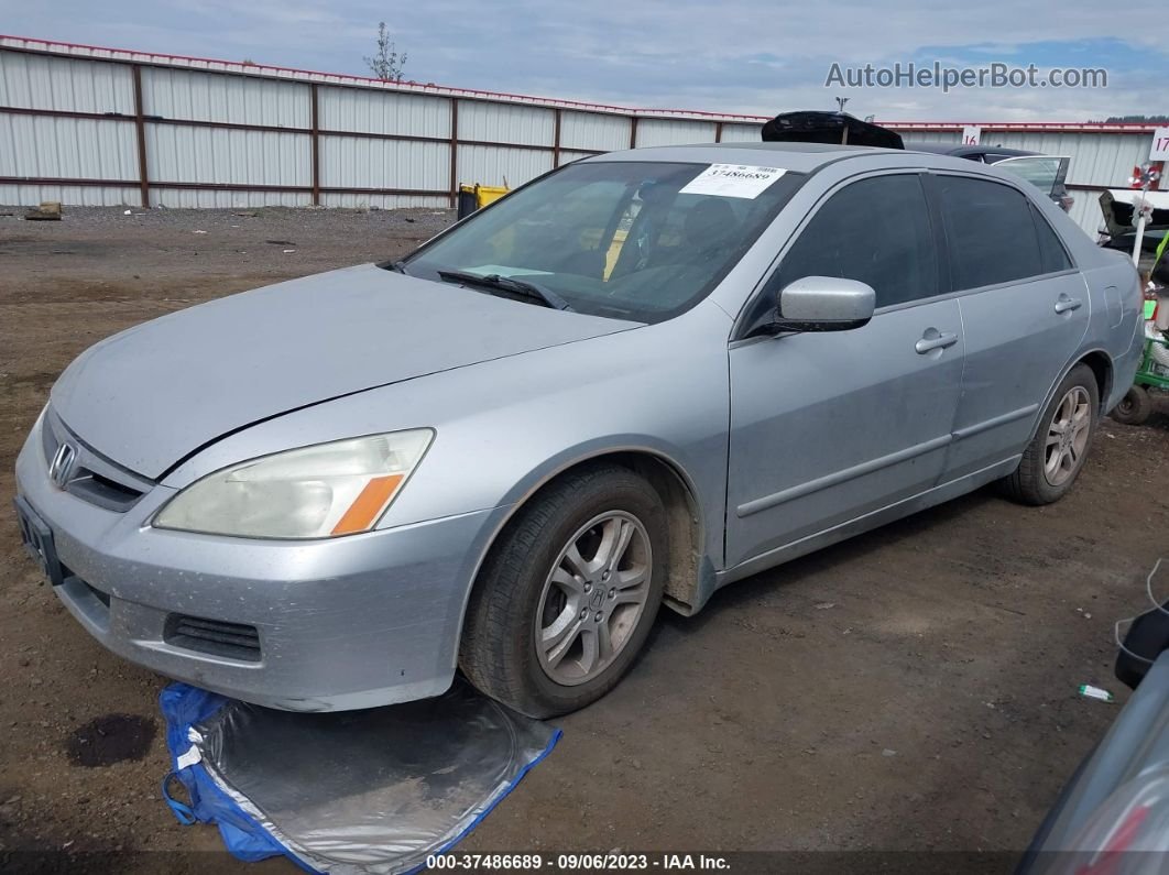 2007 Honda Accord Sdn Ex-l Silver vin: 1HGCM56807A114923