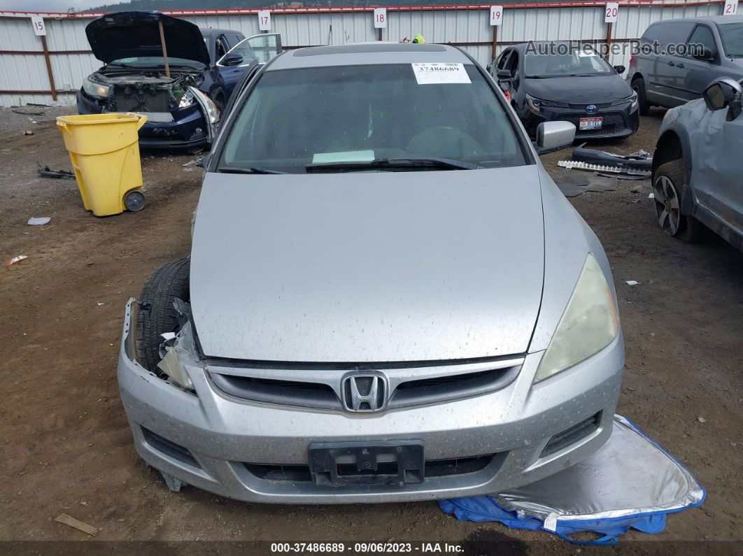 2007 Honda Accord Sdn Ex-l Silver vin: 1HGCM56807A114923