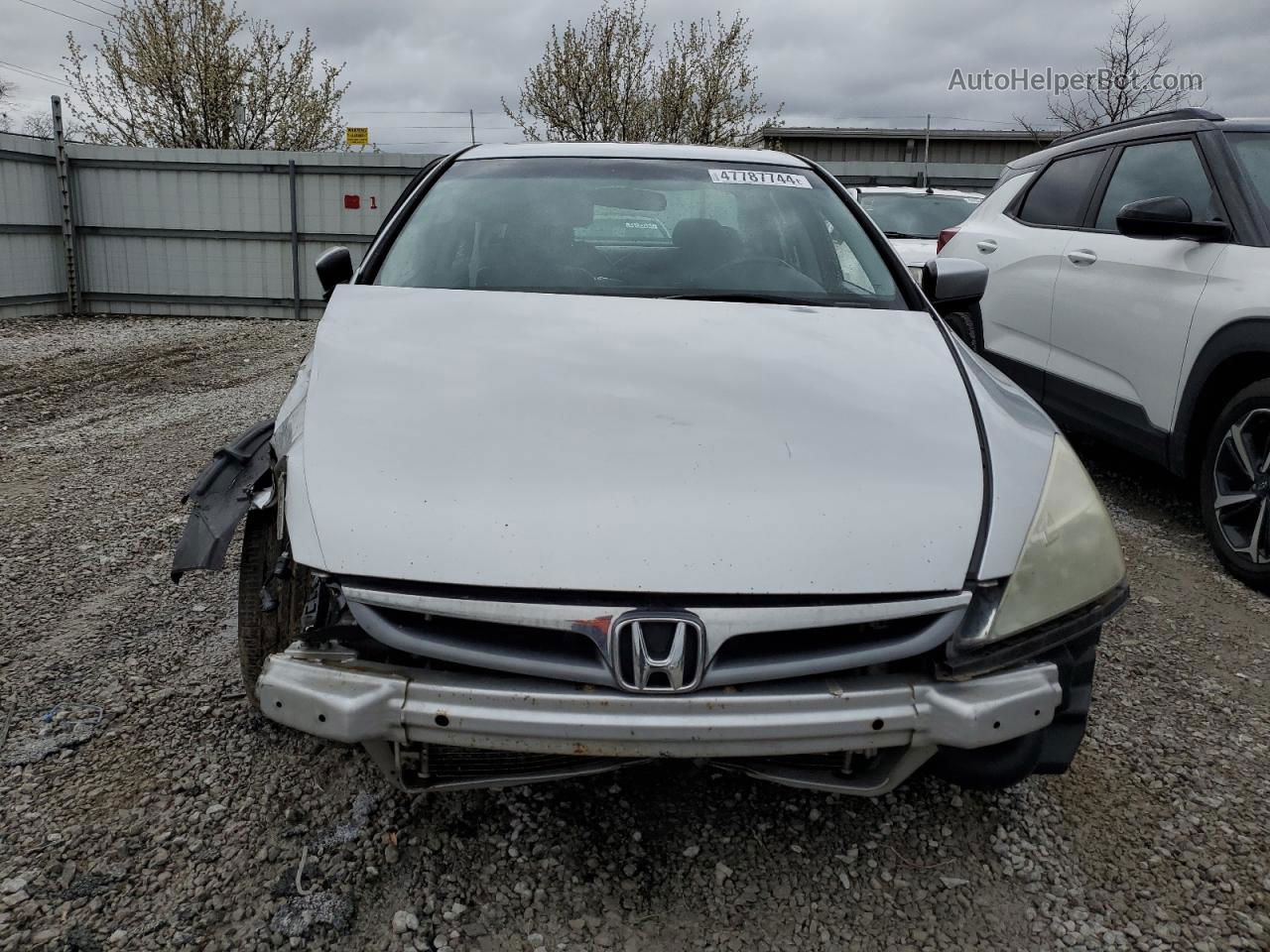 2007 Honda Accord Ex Серебряный vin: 1HGCM56817A037169