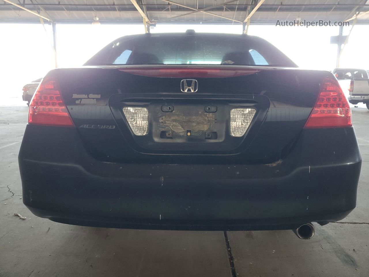 2007 Honda Accord Ex Black vin: 1HGCM56817A122481