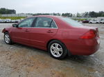 2007 Honda Accord Ex Red vin: 1HGCM56817A146683