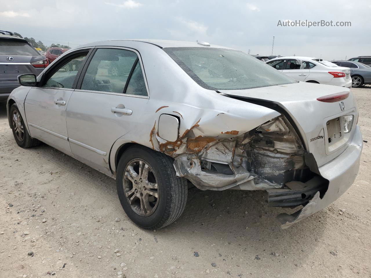 2007 Honda Accord Ex Gray vin: 1HGCM56817A175794