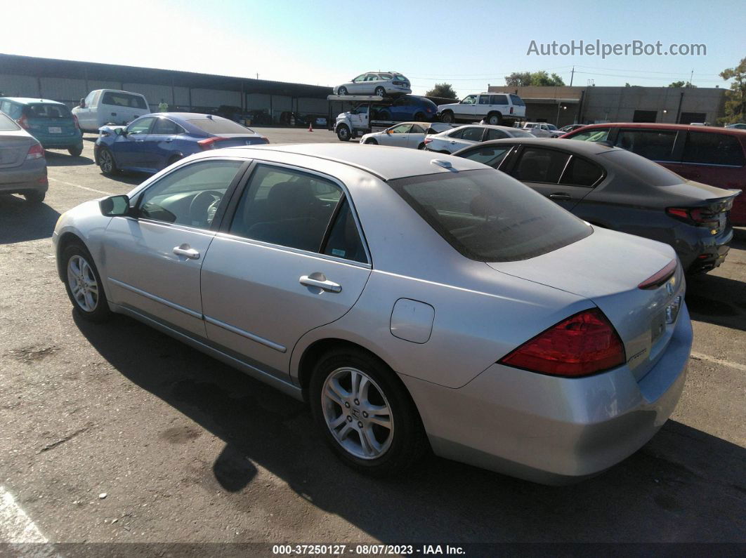 2007 Honda Accord Sdn Ex-l Silver vin: 1HGCM56827A032479