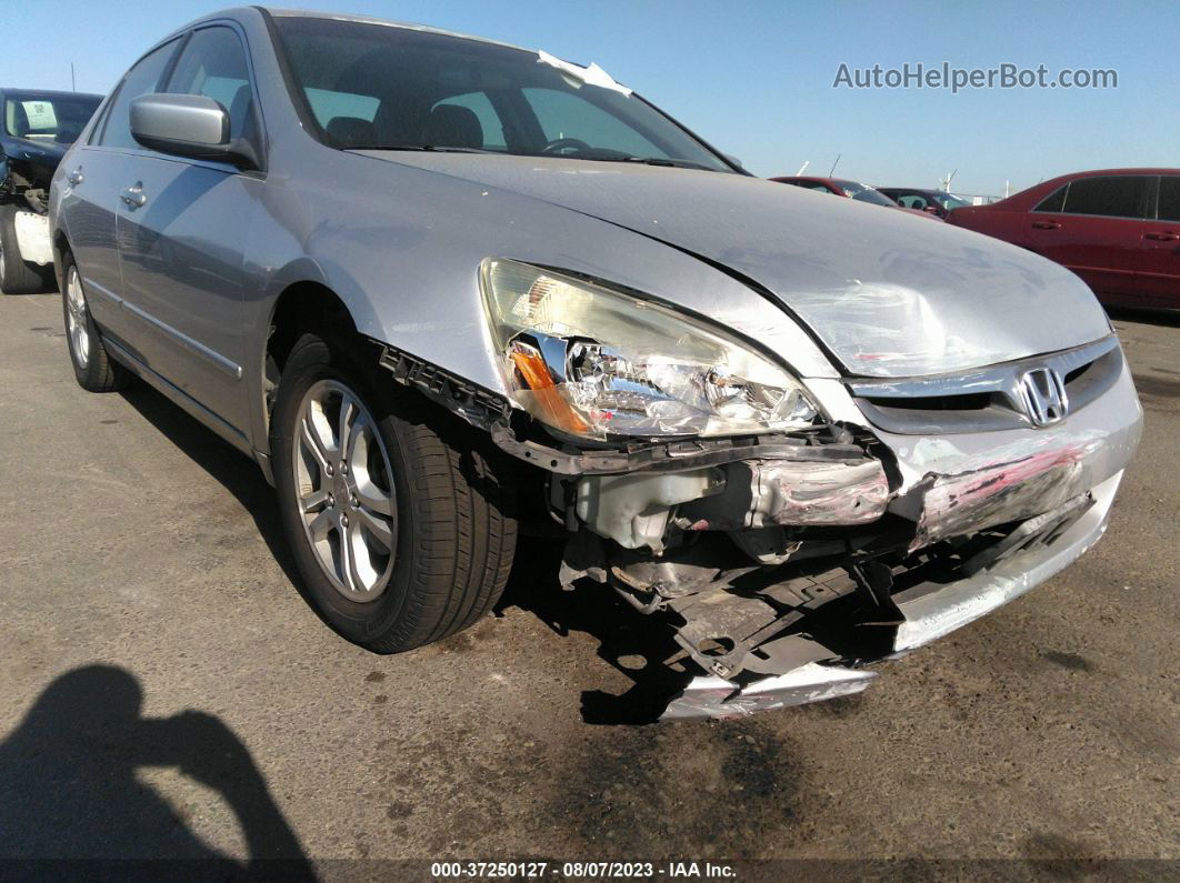 2007 Honda Accord Sdn Ex-l Silver vin: 1HGCM56827A032479