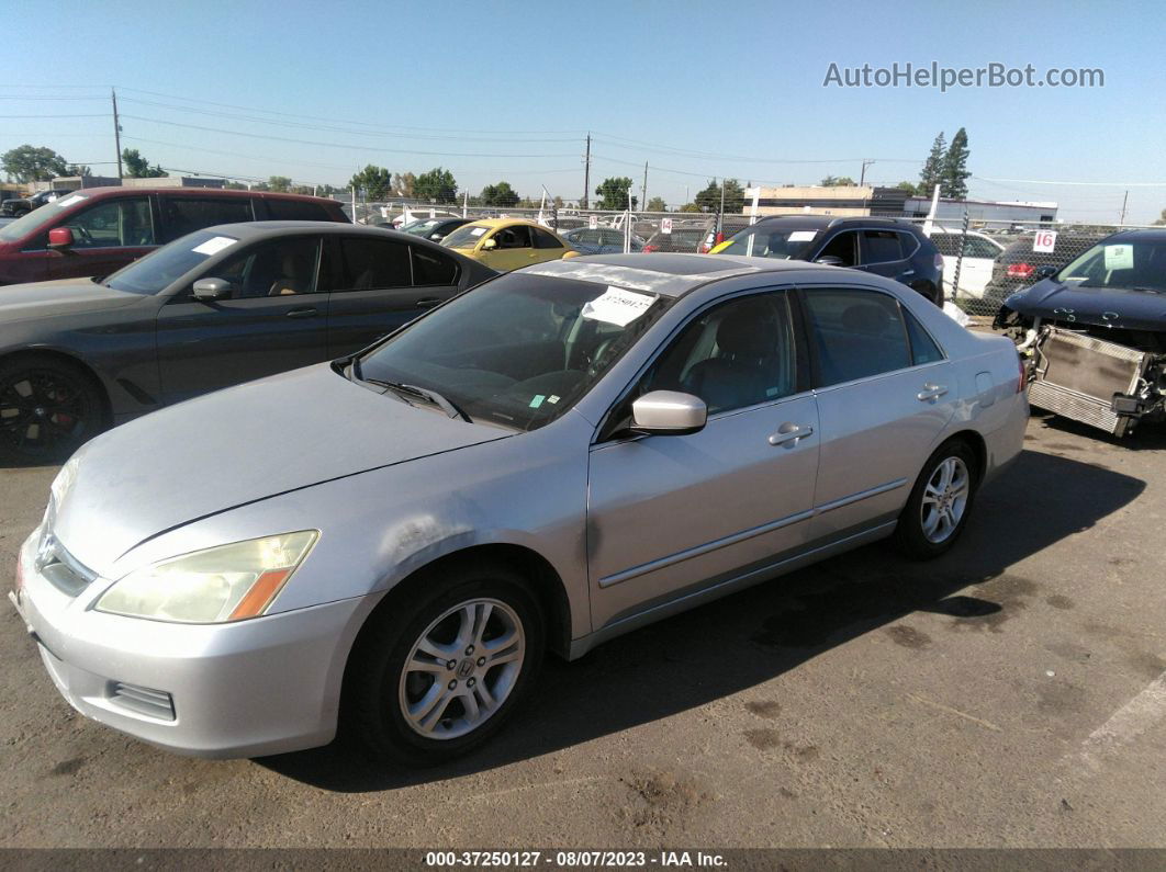 2007 Honda Accord Sdn Ex-l Silver vin: 1HGCM56827A032479