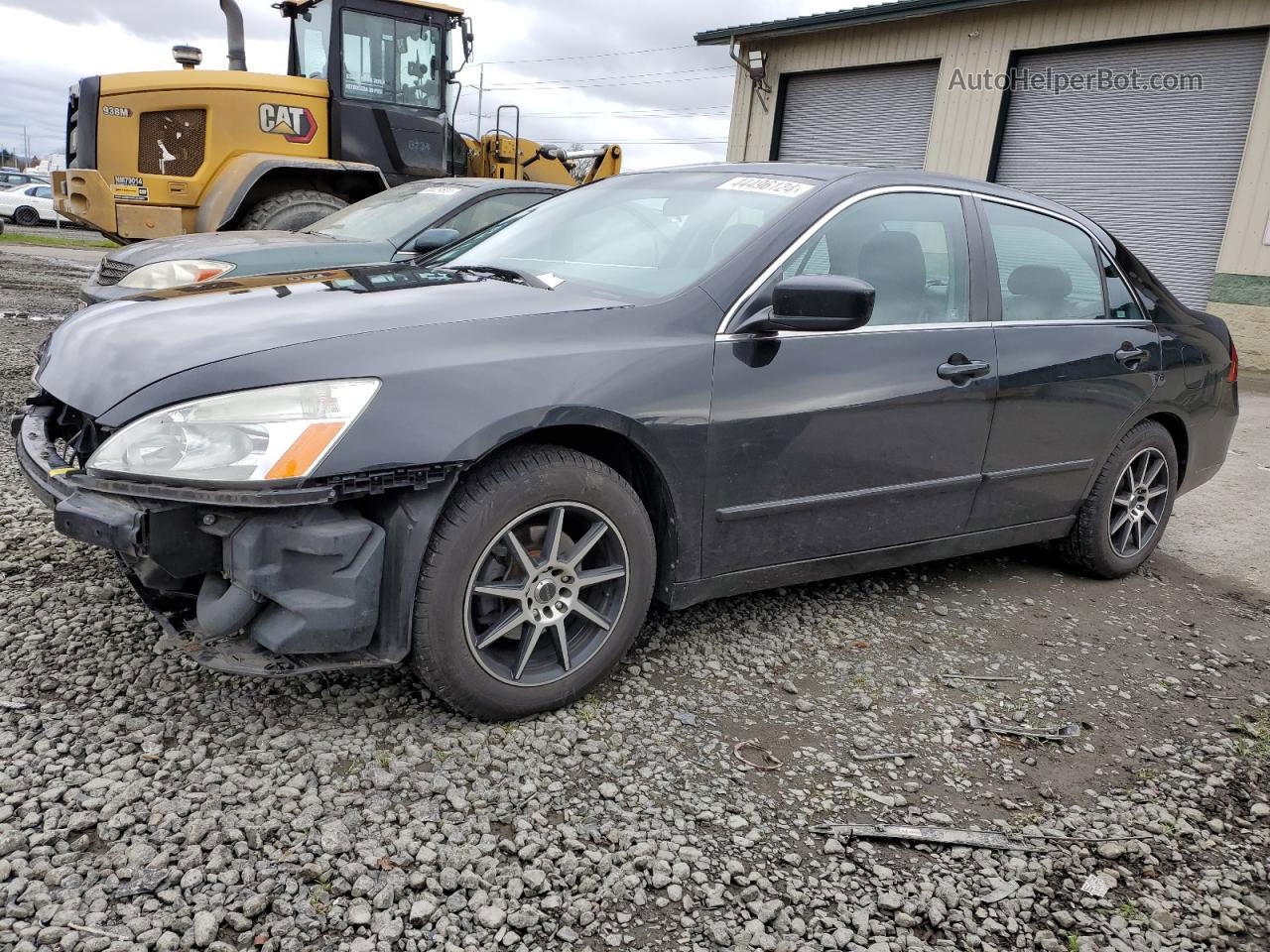 2007 Honda Accord Ex Черный vin: 1HGCM56827A173634