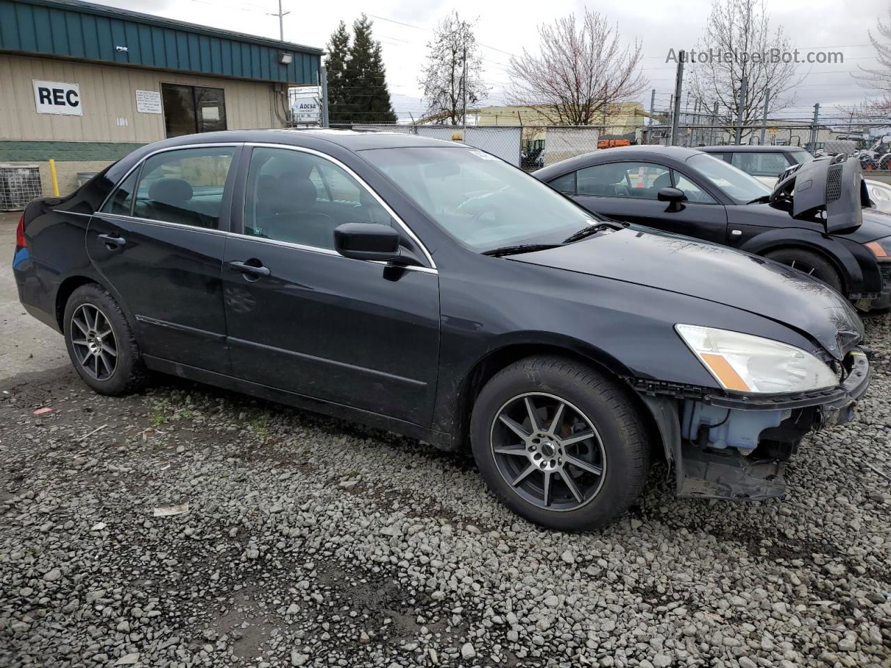 2007 Honda Accord Ex Черный vin: 1HGCM56827A173634