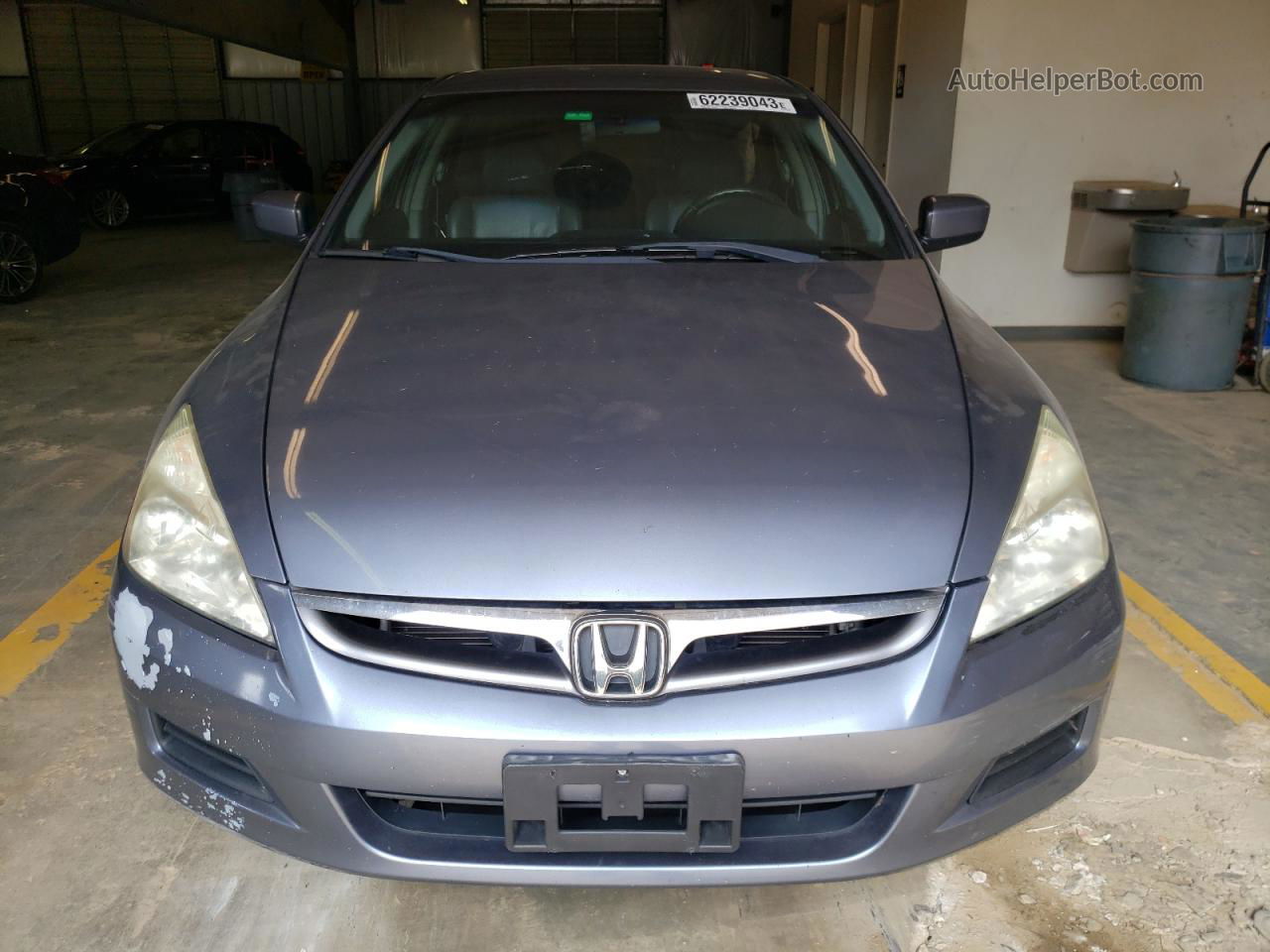 2007 Honda Accord Ex Синий vin: 1HGCM56827A176159