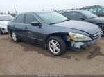 2007 Honda Accord 2.4 Ex Gray vin: 1HGCM56827A208074