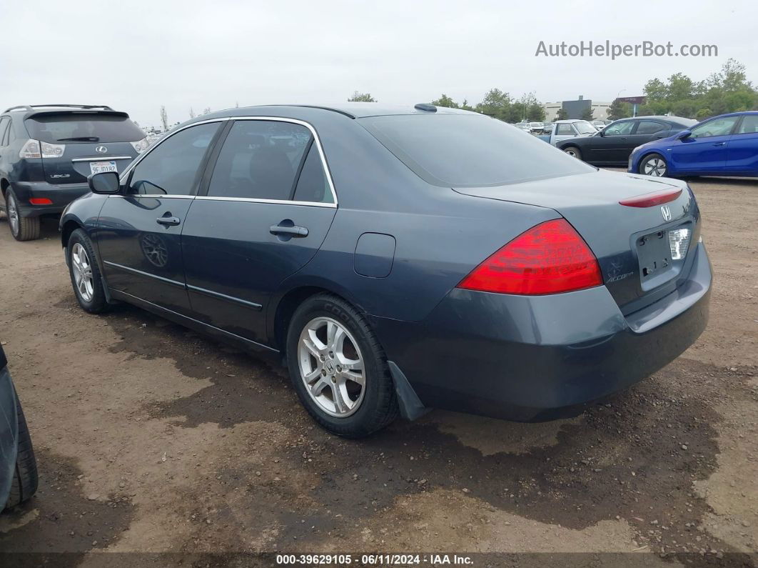 2007 Honda Accord 2.4 Ex Gray vin: 1HGCM56827A208074