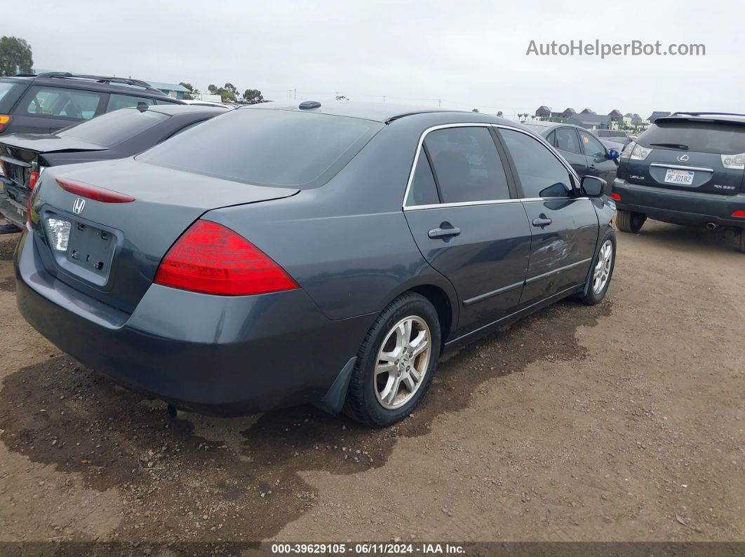 2007 Honda Accord 2.4 Ex Gray vin: 1HGCM56827A208074