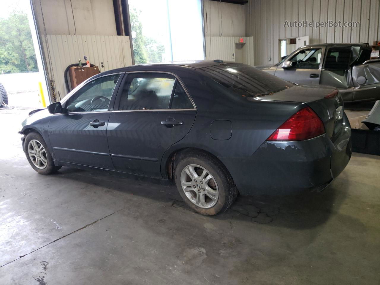 2007 Honda Accord Ex Gray vin: 1HGCM56837A059190