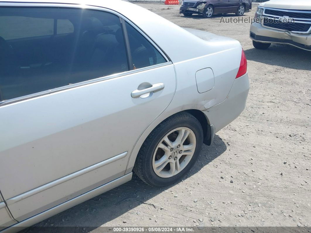 2007 Honda Accord 2.4 Ex Silver vin: 1HGCM56837A080735