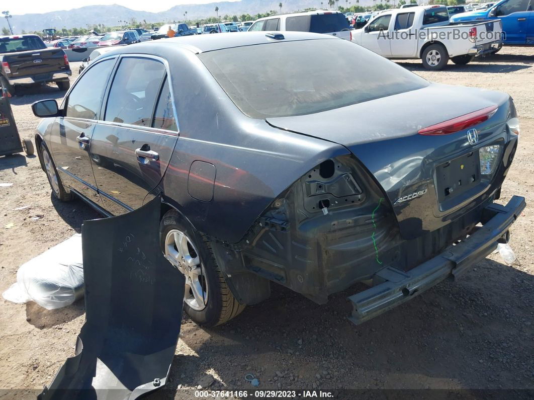 2007 Honda Accord 2.4 Ex Blue vin: 1HGCM56837A110378