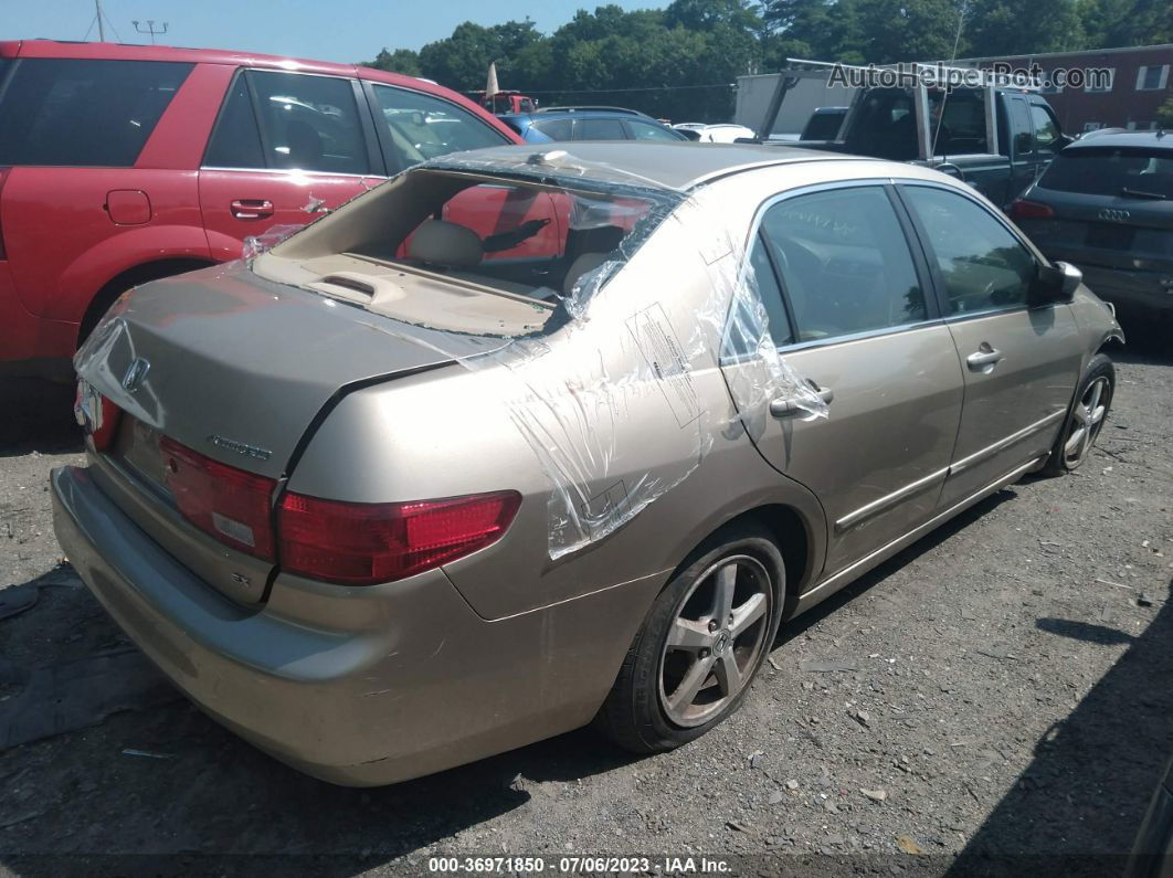 2005 Honda Accord Sdn Ex-l Gold vin: 1HGCM56845A196829