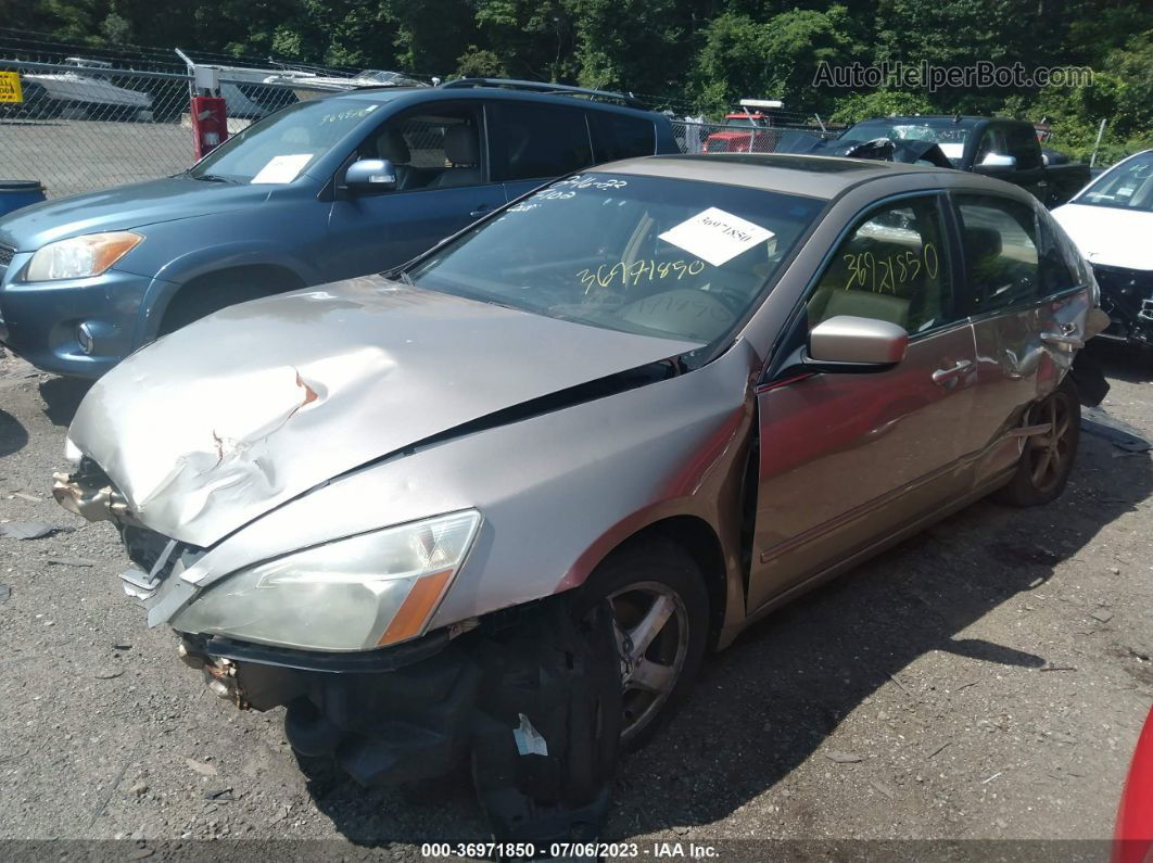 2005 Honda Accord Sdn Ex-l Gold vin: 1HGCM56845A196829