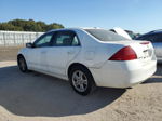 2007 Honda Accord Ex White vin: 1HGCM56847A062325