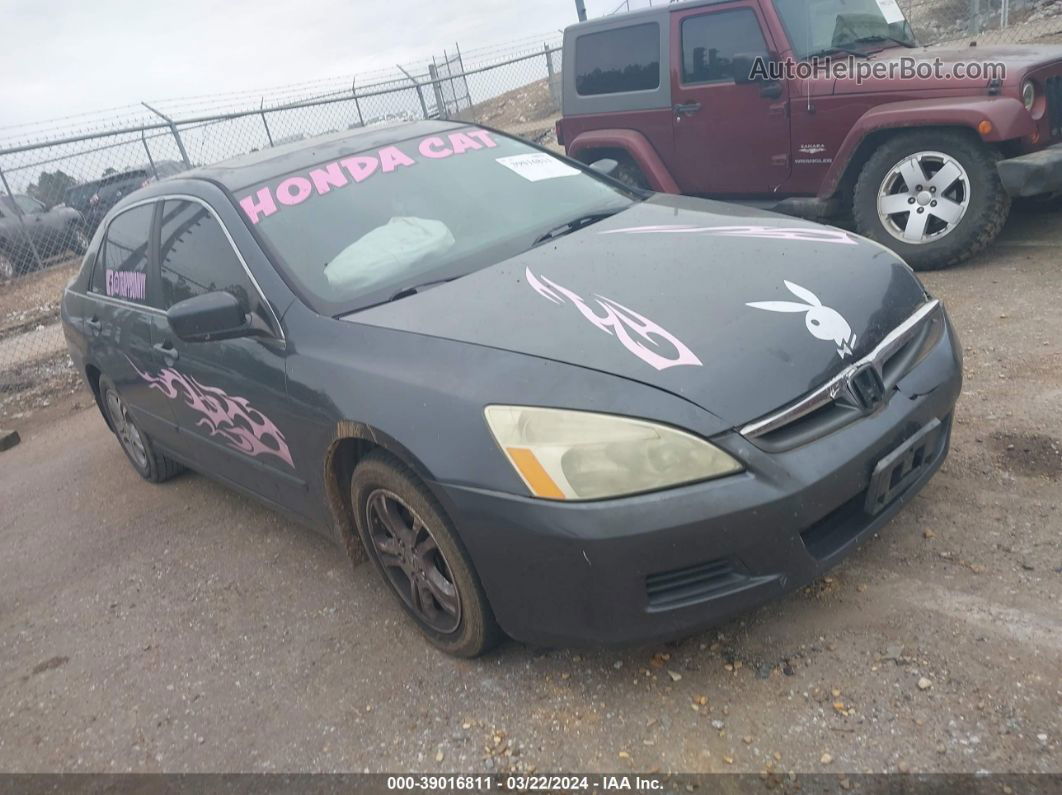 2007 Honda Accord 2.4 Ex Gray vin: 1HGCM56847A131708