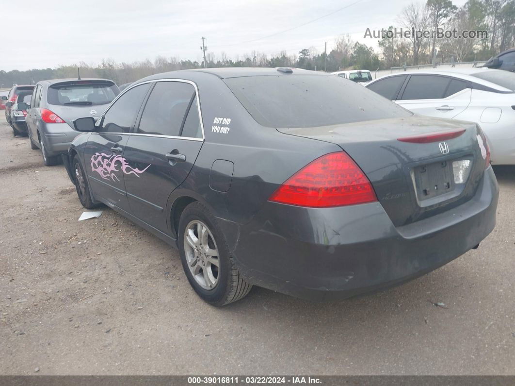 2007 Honda Accord 2.4 Ex Серый vin: 1HGCM56847A131708