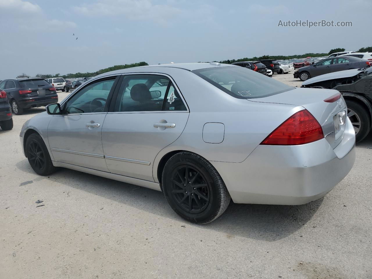 2007 Honda Accord Ex Серебряный vin: 1HGCM56847A224437