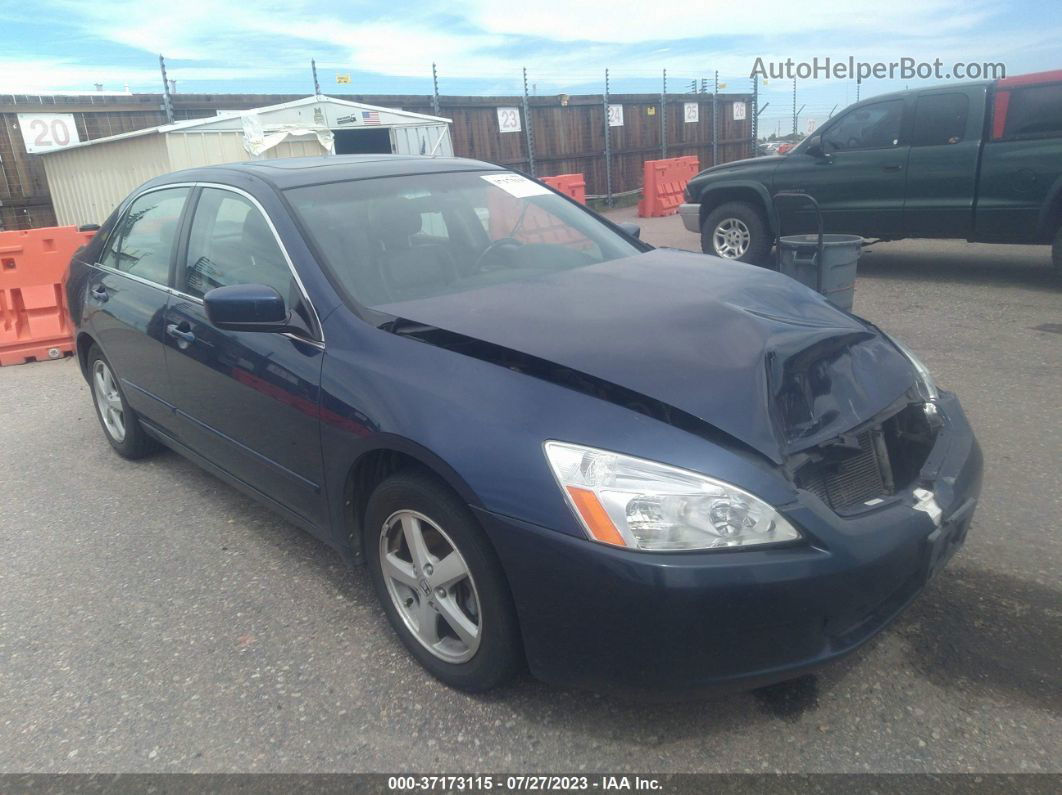 2005 Honda Accord Sdn Ex-l Blue vin: 1HGCM56855A039567