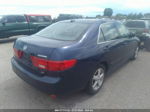 2005 Honda Accord Sdn Ex-l Blue vin: 1HGCM56855A039567