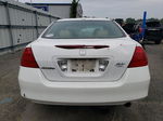 2007 Honda Accord Ex White vin: 1HGCM56857A120524