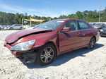 2007 Honda Accord Ex Red vin: 1HGCM56867A010405