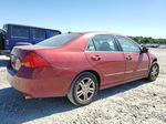 2007 Honda Accord Ex Red vin: 1HGCM56867A010405