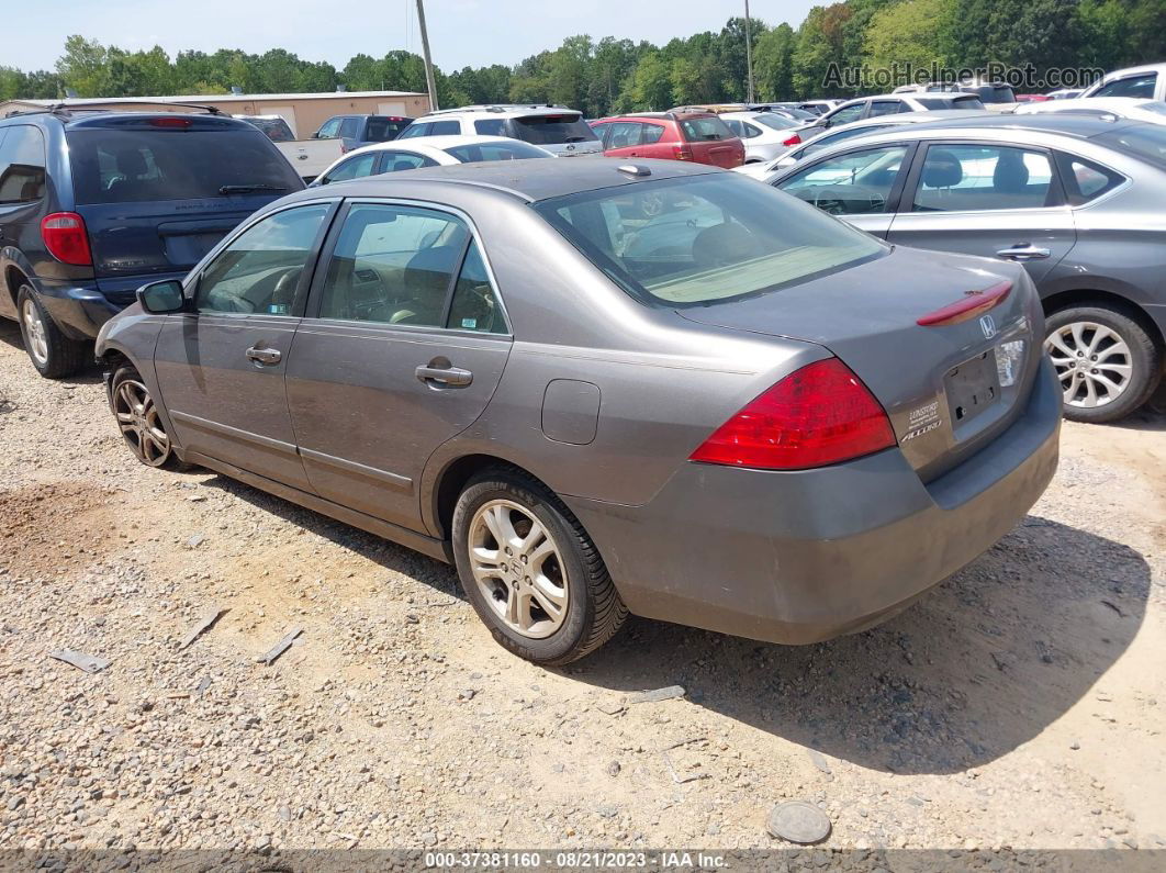 2007 Honda Accord 2.4 Ex Серый vin: 1HGCM56867A048636