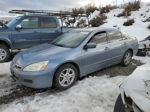 2007 Honda Accord Ex Blue vin: 1HGCM56867A060379