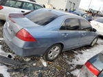 2007 Honda Accord Ex Blue vin: 1HGCM56867A060379